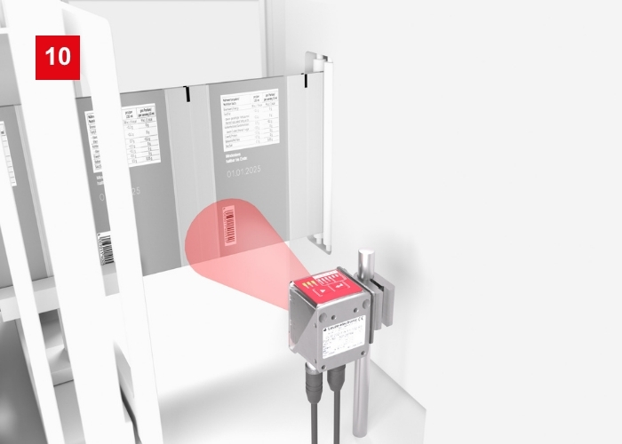 Codeleser DCR200 zur Verifikation und Zuordnung von Verpackungsmaterial und Produkt