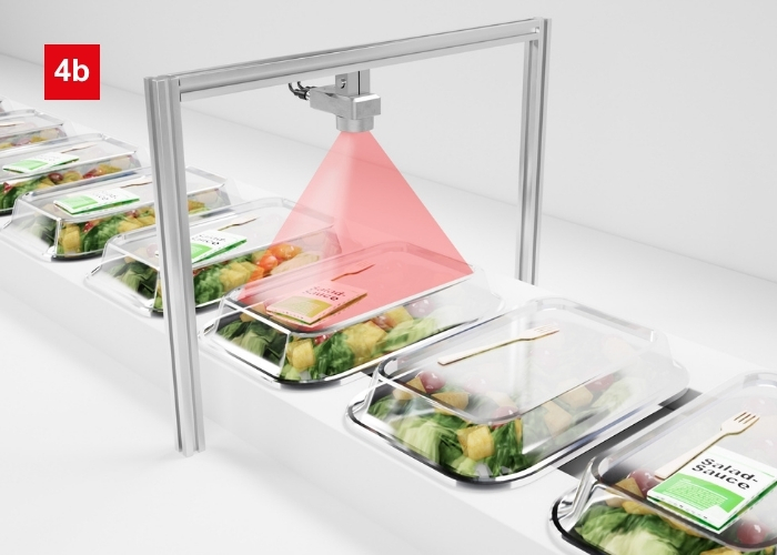 Vision Sensor IVS zur Vollständigkeitskontrolle an Verschließmaschinen