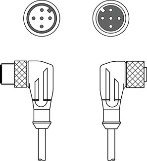 KDS DN-M12-5W-M12-5W-P3-100