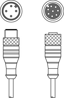 K-DS M12A-8P-4P-5m-L-PUR