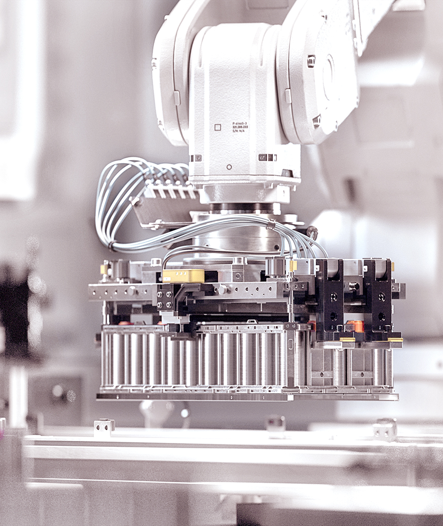 Efficient battery production