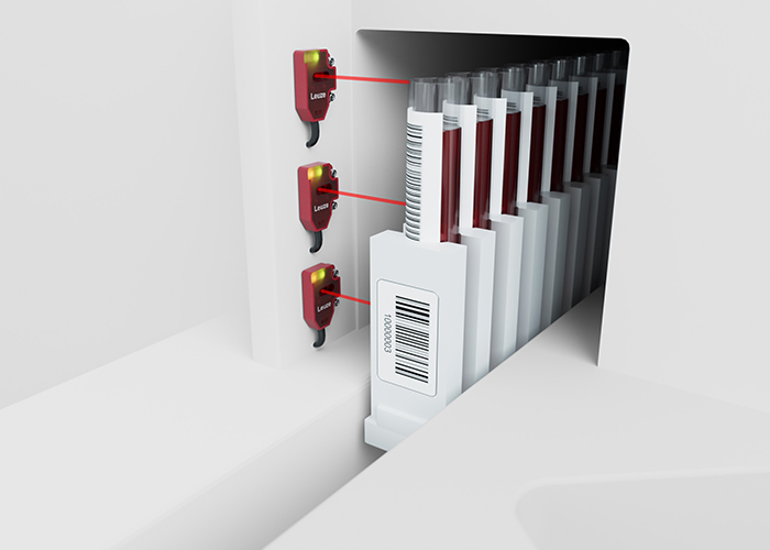 Lichttaster HT 20 zur Hoehenkontrolle an Reagenzien