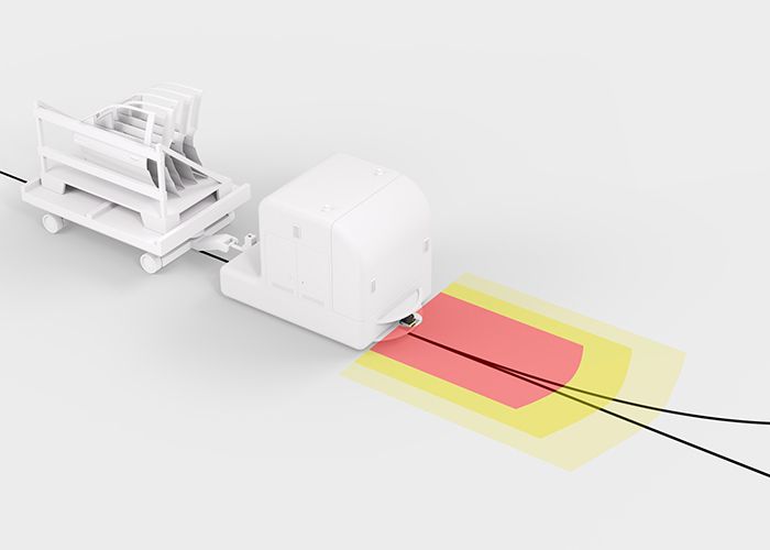 AGV towing path guarding