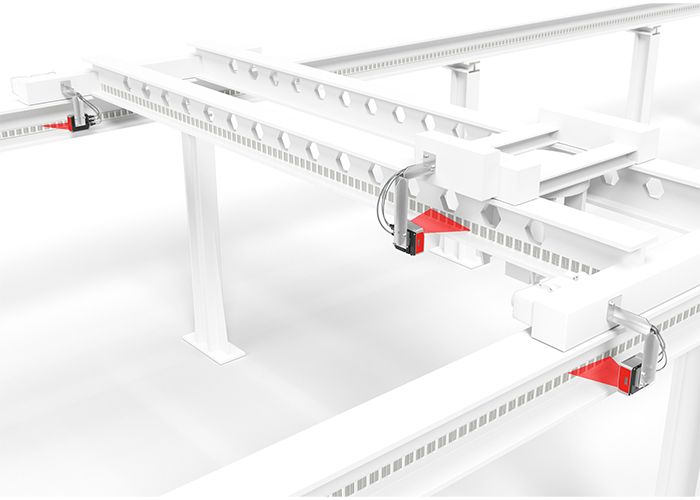 Gantry crane axes
